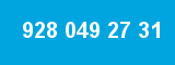 928 049 27 31 928 049 27 31